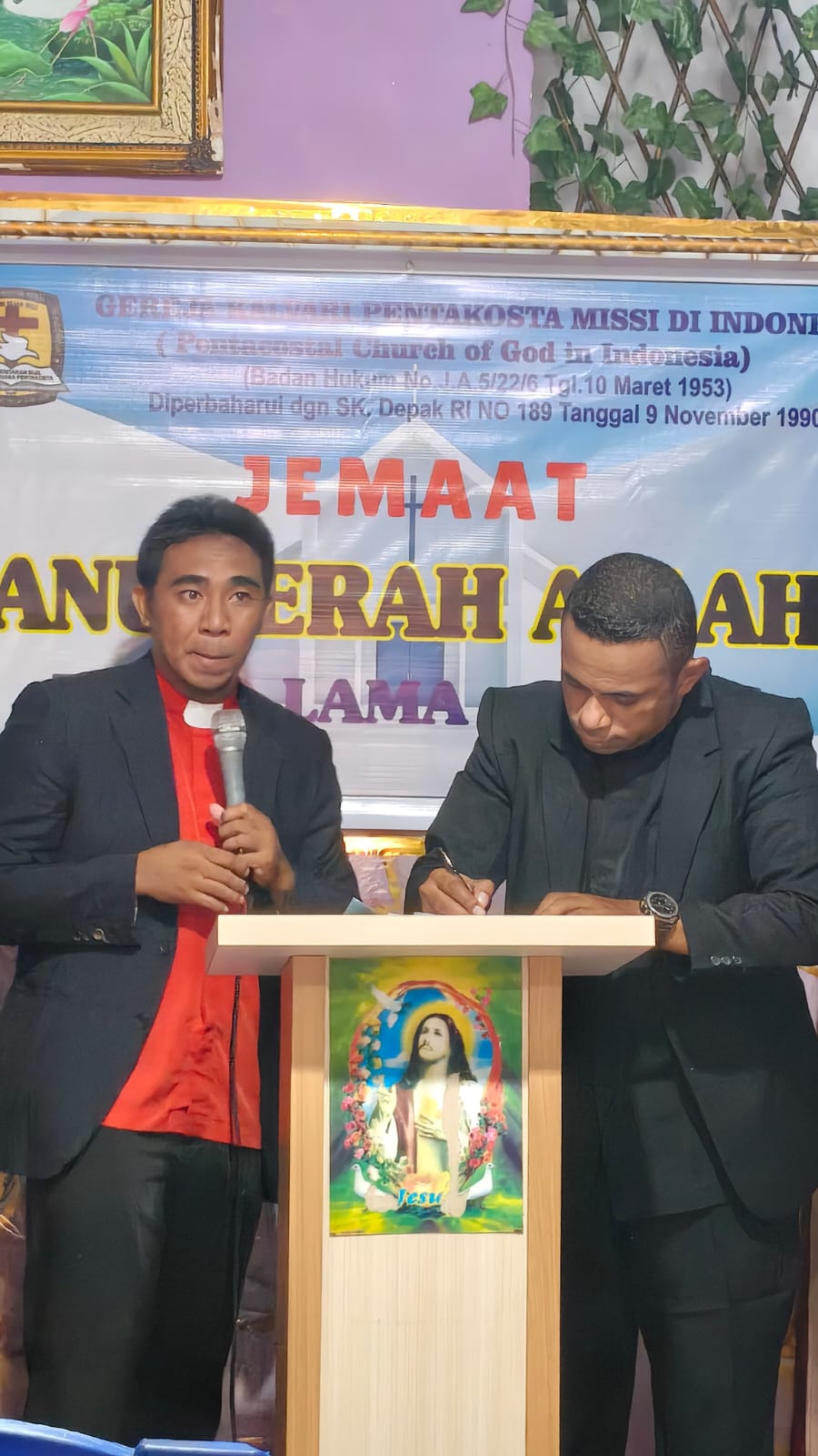 Sekda GKPMI Papua dan Ketua BPW Jayapura
