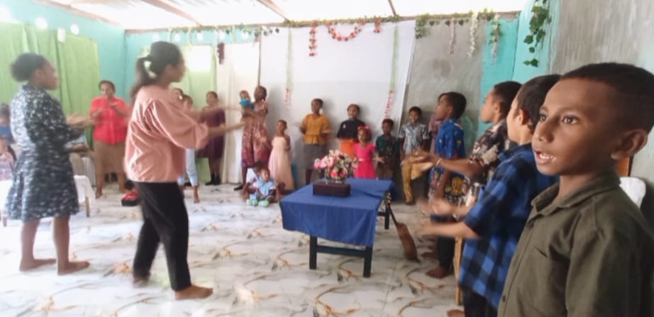 Semarak Ibadah Gabungan Sekolah Minggu Wilayah di Solagratia Skamto